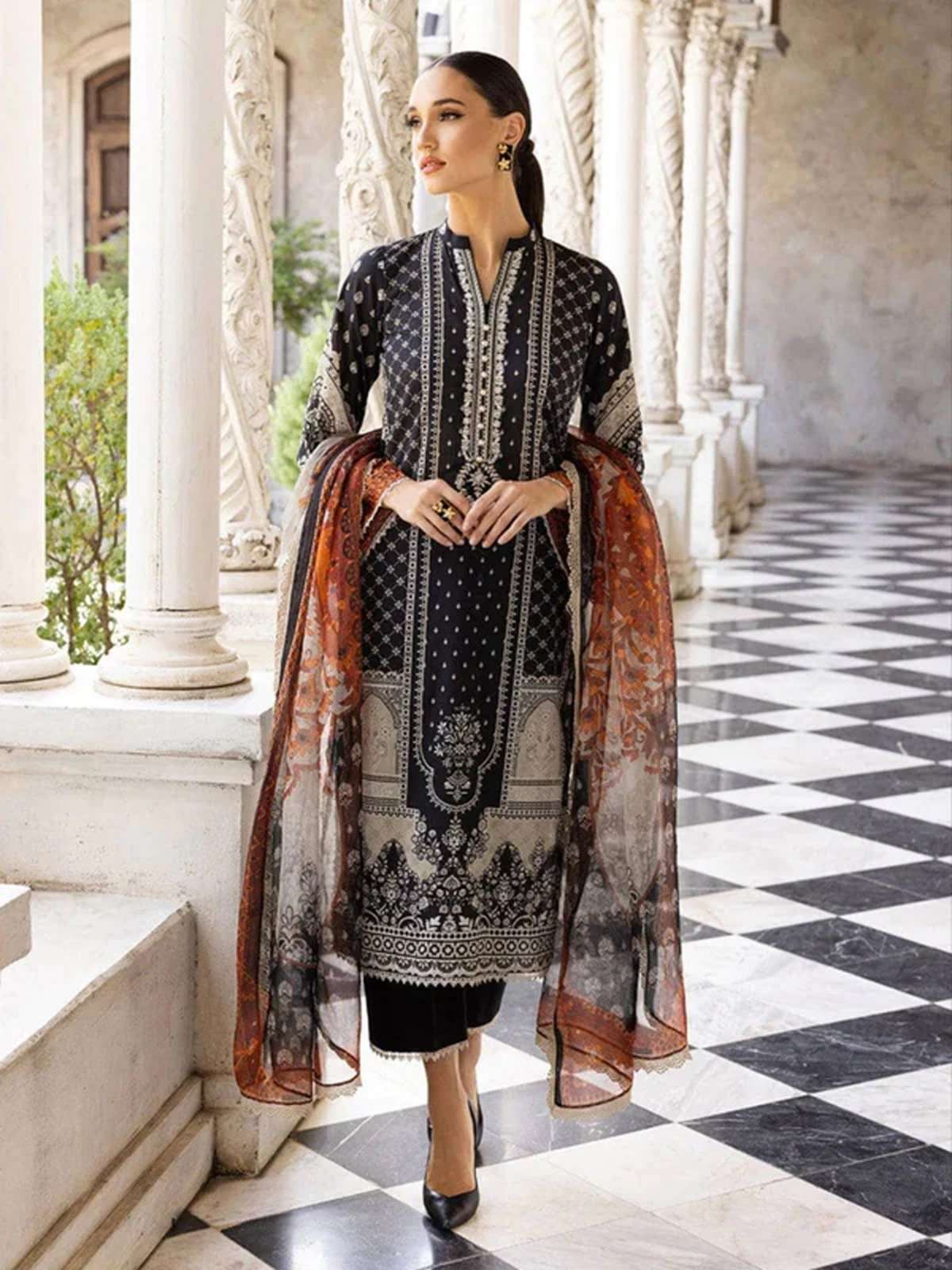 ZAREEQ  PURE MUL-MUL DUPPATA BY FARIYAS®️